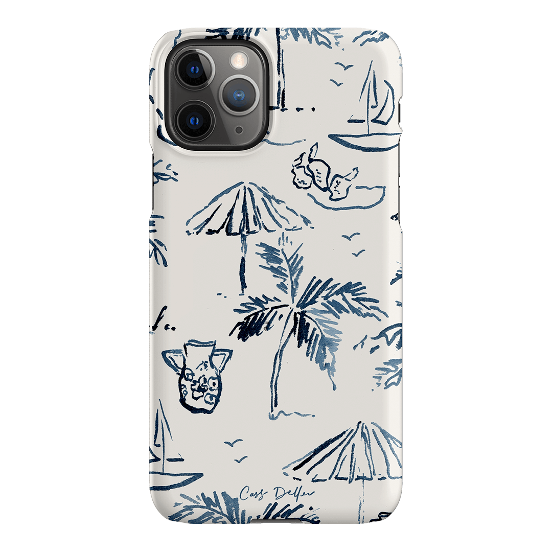 Balmy Blue Printed Phone Cases iPhone 11 Pro / Snap by Cass Deller - The Dairy