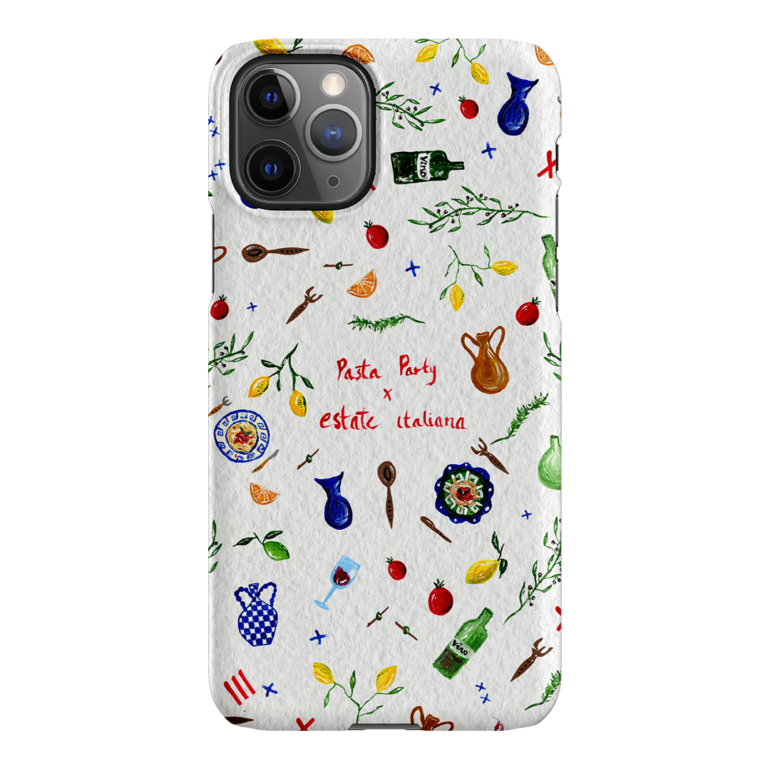 Pasta Party Printed Phone Cases iPhone 11 Pro / Snap by BG. Studio - The Dairy