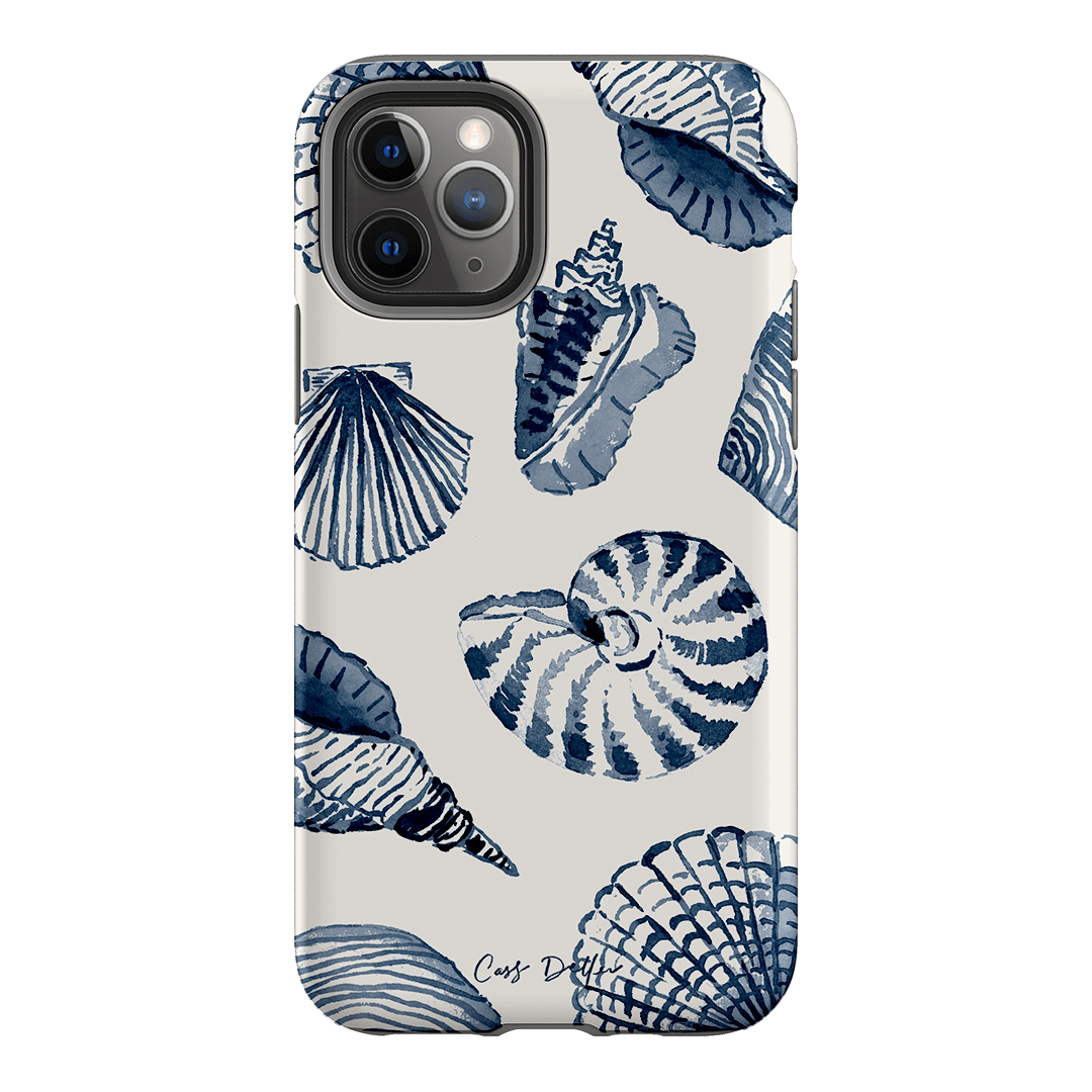 Blue Shells Printed Phone Cases iPhone 11 Pro / Armoured by Cass Deller - The Dairy