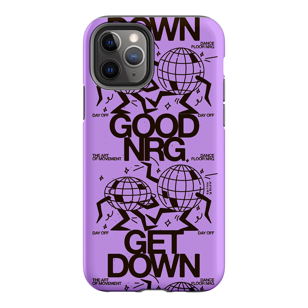 Good Energy in Purple Printed Phone Cases iPhone 11 Pro / Armoured by After Hours - The Dairy