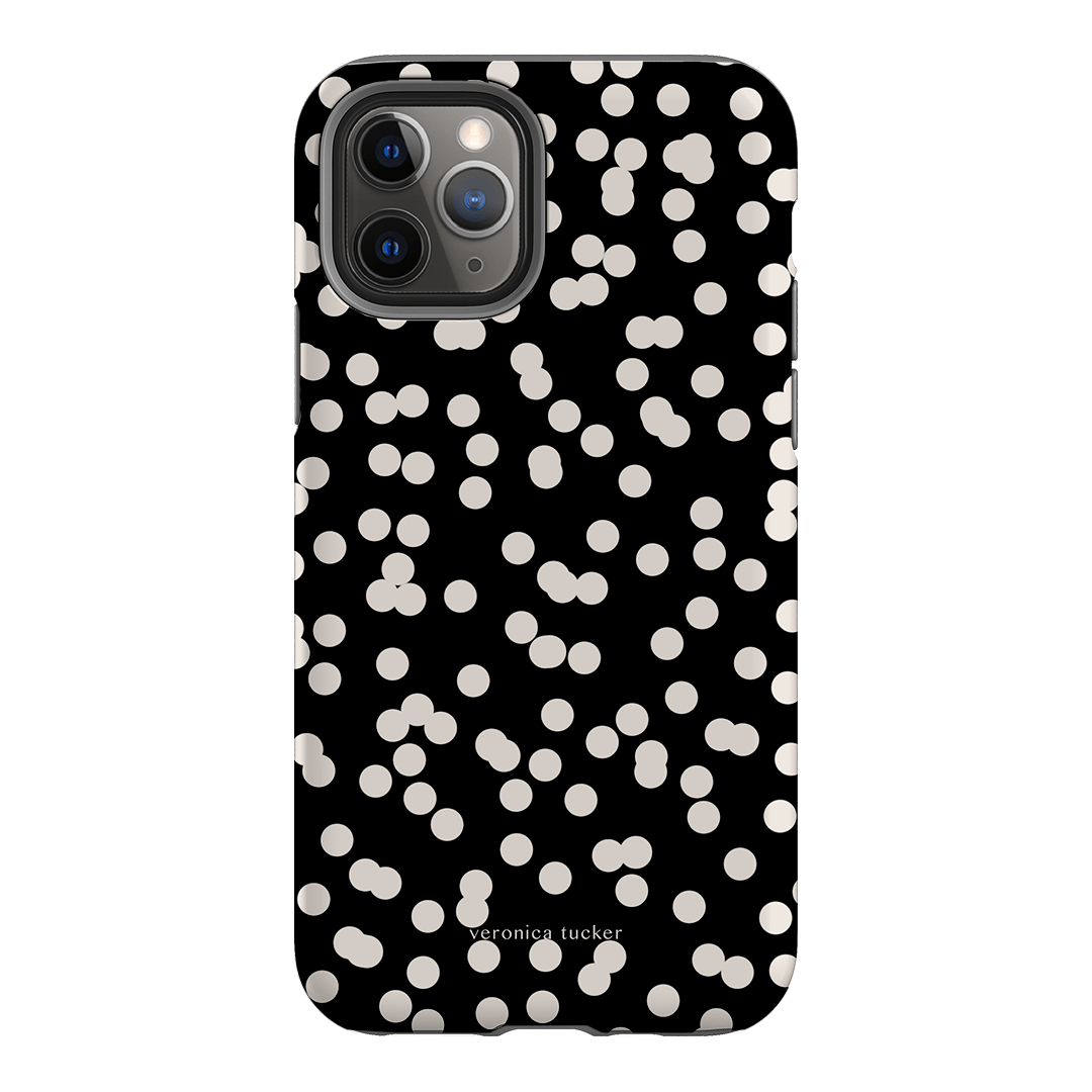 Mini Confetti Noir Printed Phone Cases iPhone 11 Pro / Armoured by Veronica Tucker - The Dairy