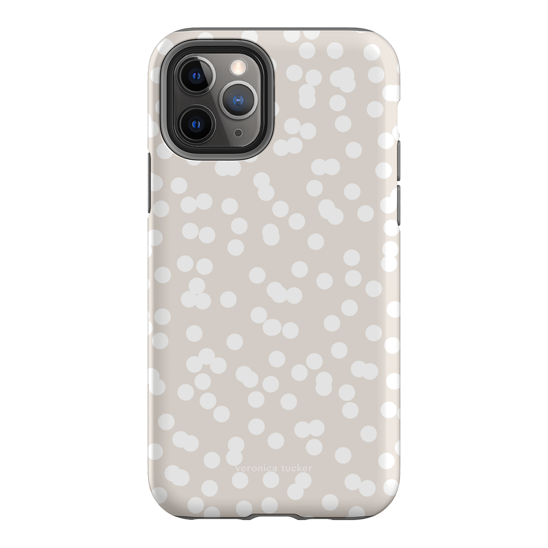 Mini Confetti White Printed Phone Cases iPhone 11 Pro / Armoured by Veronica Tucker - The Dairy