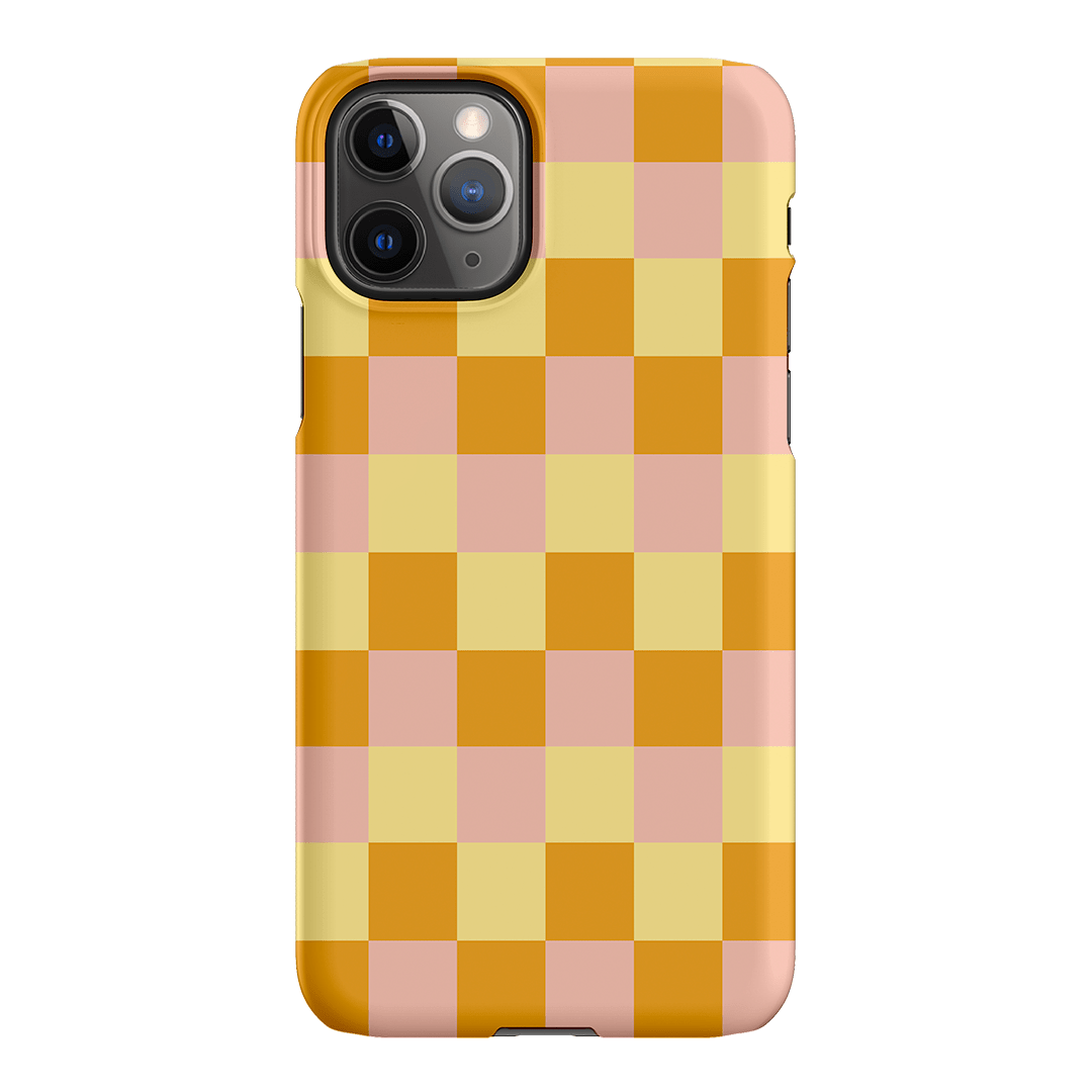 Checks in Fall Matte Case Matte Phone Cases iPhone 11 Pro Max / Snap by The Dairy - The Dairy