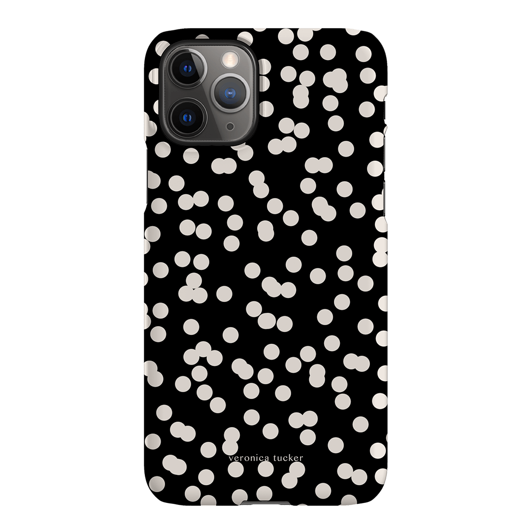 Mini Confetti Noir Printed Phone Cases iPhone 11 Pro Max / Snap by Veronica Tucker - The Dairy