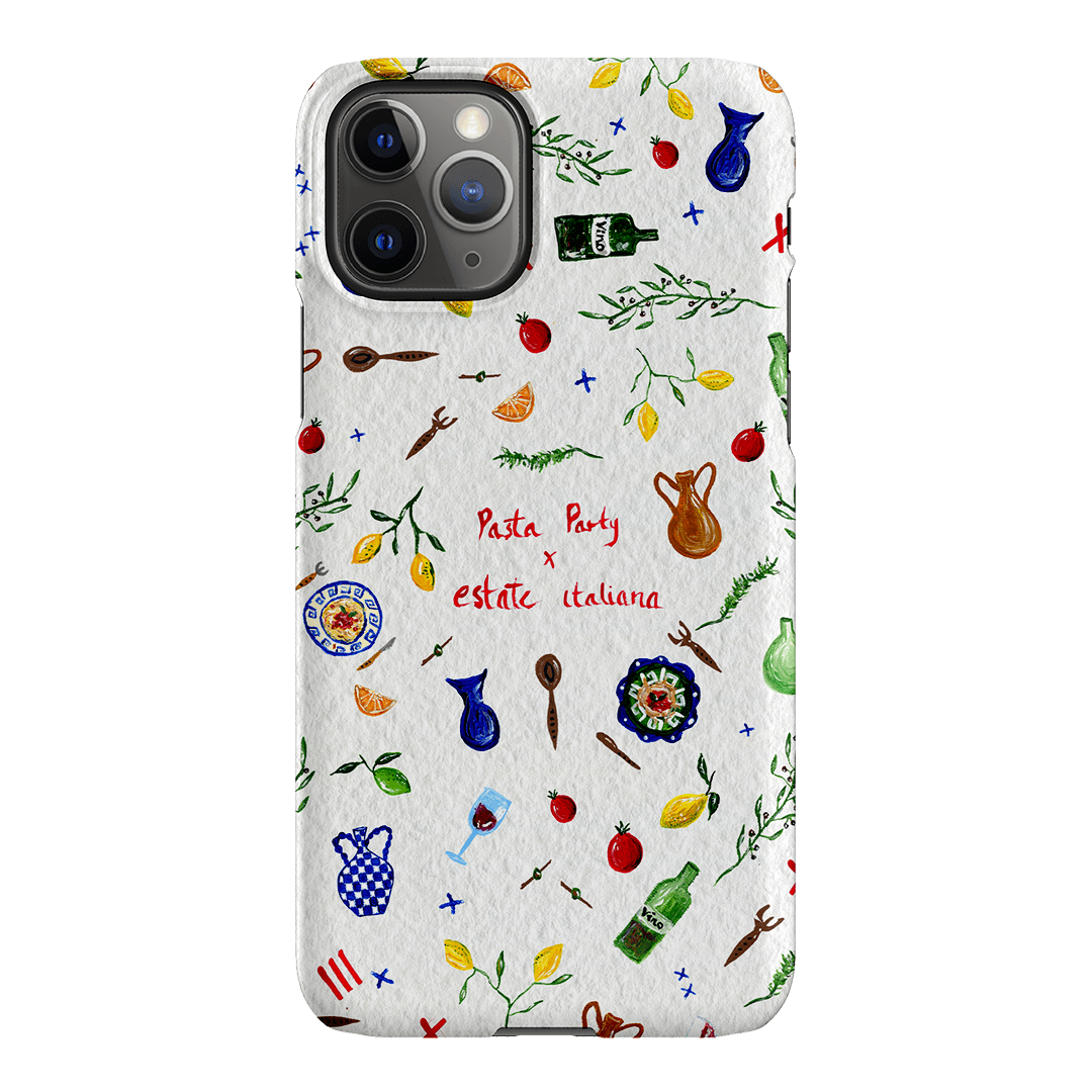 Pasta Party Printed Phone Cases iPhone 11 Pro Max / Snap by BG. Studio - The Dairy