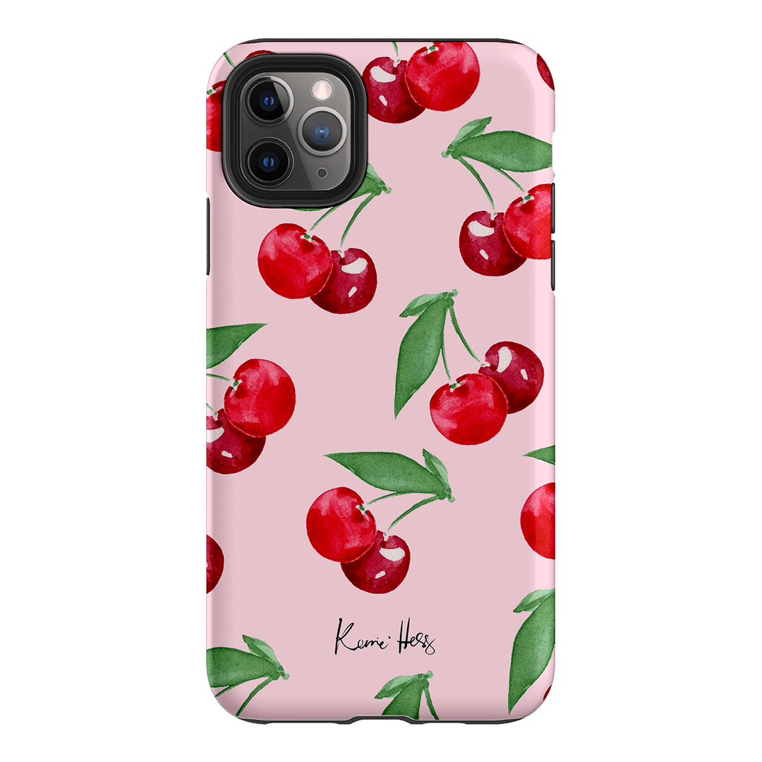 Cherry Rose Printed Phone Cases iPhone 11 Pro Max / Armoured by Kerrie Hess - The Dairy