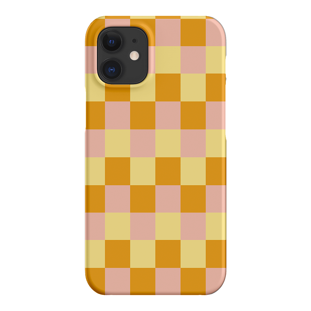 Checks in Fall Matte Case Matte Phone Cases iPhone 12 / Snap by The Dairy - The Dairy