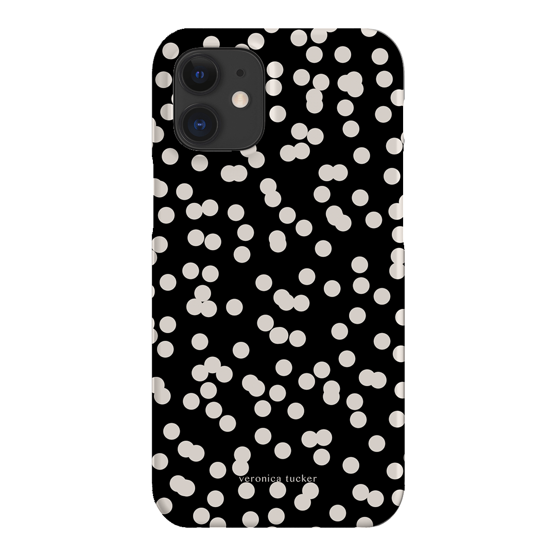 Mini Confetti Noir Printed Phone Cases iPhone 12 / Snap by Veronica Tucker - The Dairy