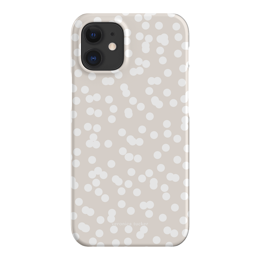 Mini Confetti White Printed Phone Cases iPhone 12 / Snap by Veronica Tucker - The Dairy