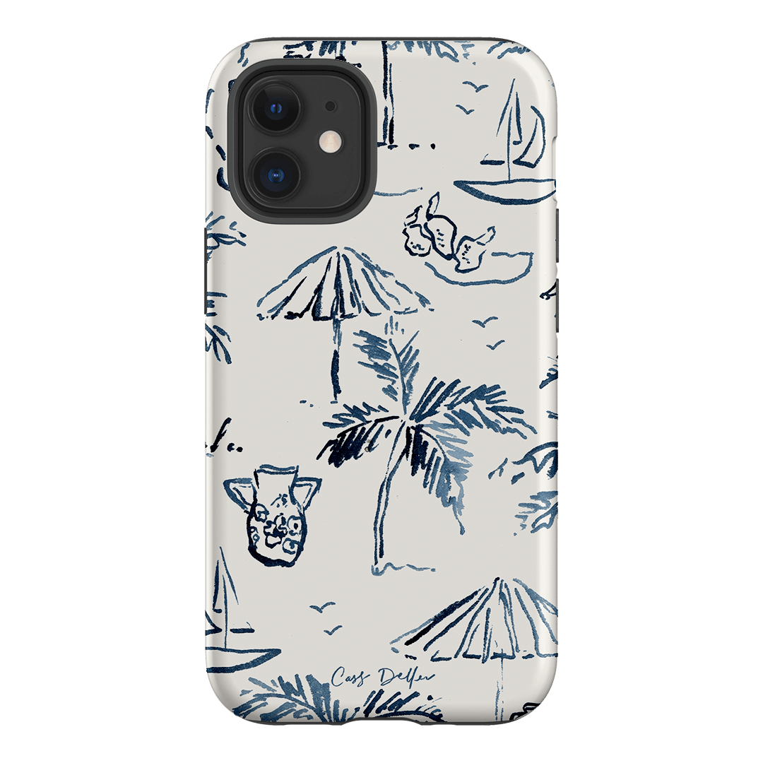 Balmy Blue Printed Phone Cases iPhone 12 / Armoured by Cass Deller - The Dairy