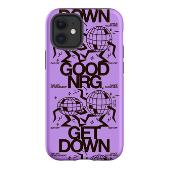 Good Energy in Purple Printed Phone Cases iPhone 12 / Armoured by After Hours - The Dairy