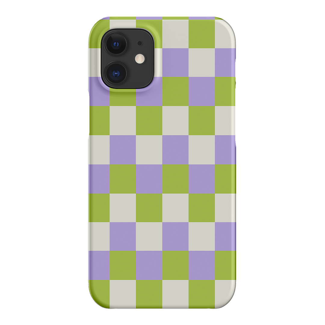 Checks in Winter Matte Case Matte Phone Cases iPhone 12 Mini / Snap by The Dairy - The Dairy