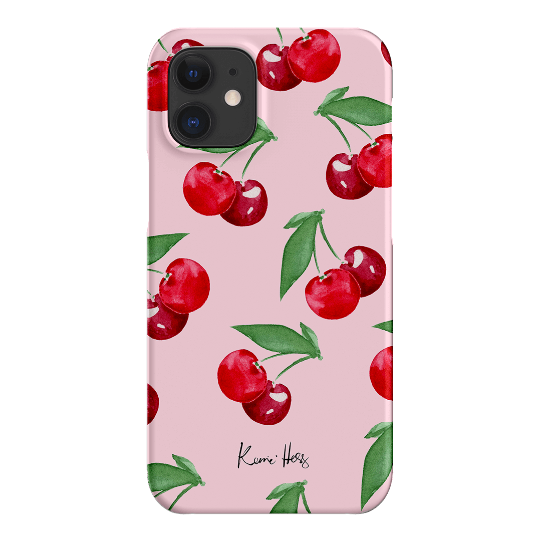 Cherry Rose Printed Phone Cases iPhone 12 Mini / Snap by Kerrie Hess - The Dairy