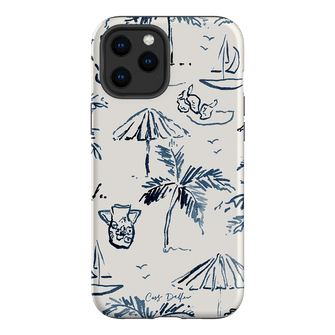 Balmy Blue Printed Phone Cases iPhone 12 Pro / Armoured by Cass Deller - The Dairy