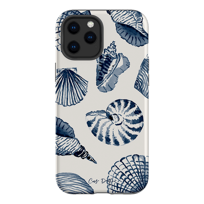 Blue Shells Printed Phone Cases iPhone 12 Pro / Armoured by Cass Deller - The Dairy