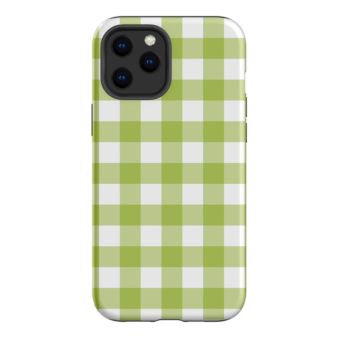Gingham in Citrus Matte Case Matte Phone Cases iPhone 12 Pro / Armoured by The Dairy - The Dairy