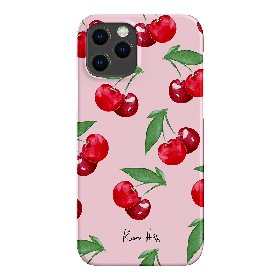Cherry Rose Printed Phone Cases iPhone 12 Pro Max / Snap by Kerrie Hess - The Dairy