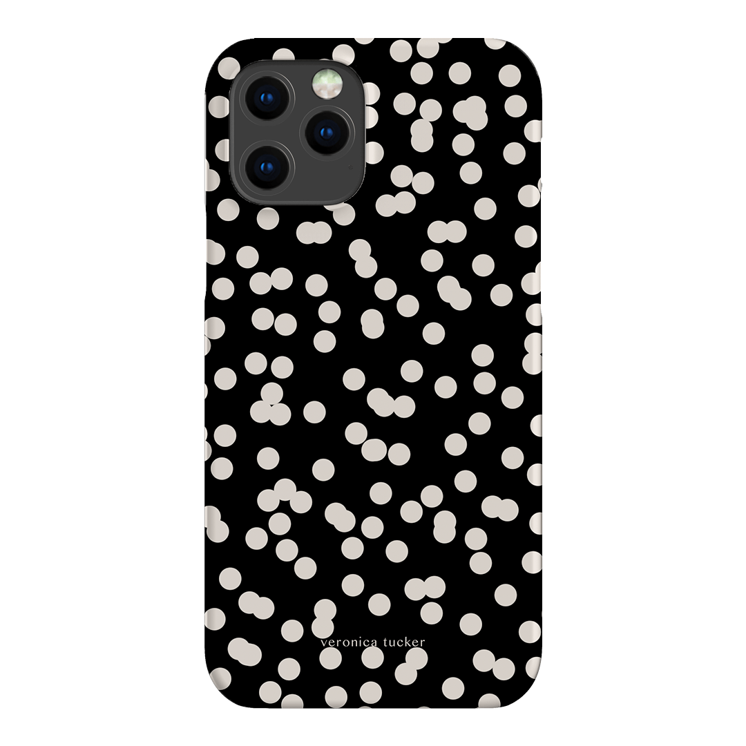 Mini Confetti Noir Printed Phone Cases iPhone 12 Pro Max / Snap by Veronica Tucker - The Dairy