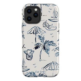 Balmy Blue Printed Phone Cases iPhone 12 Pro Max / Armoured by Cass Deller - The Dairy