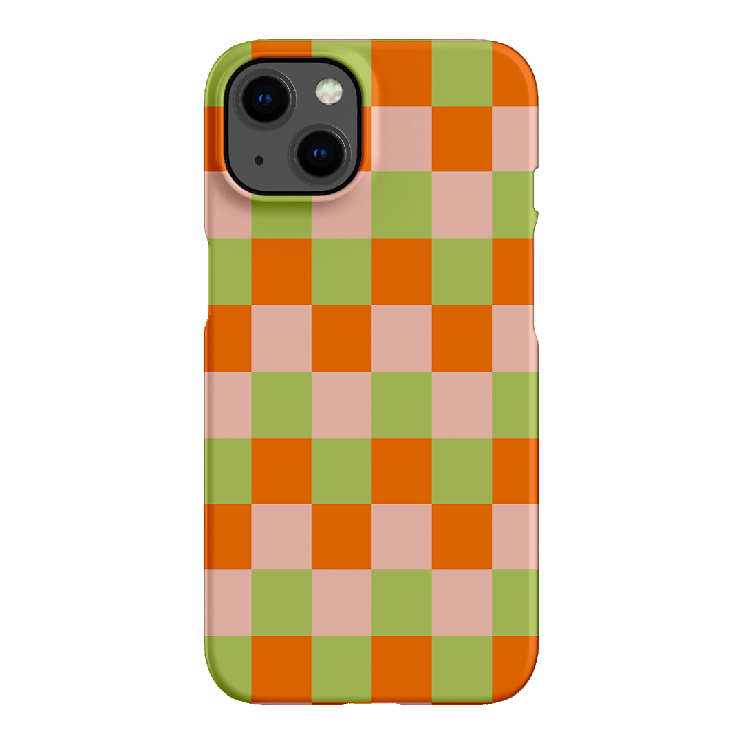 Checks in Summer Matte Case Matte Phone Cases iPhone 13 / Snap by The Dairy - The Dairy
