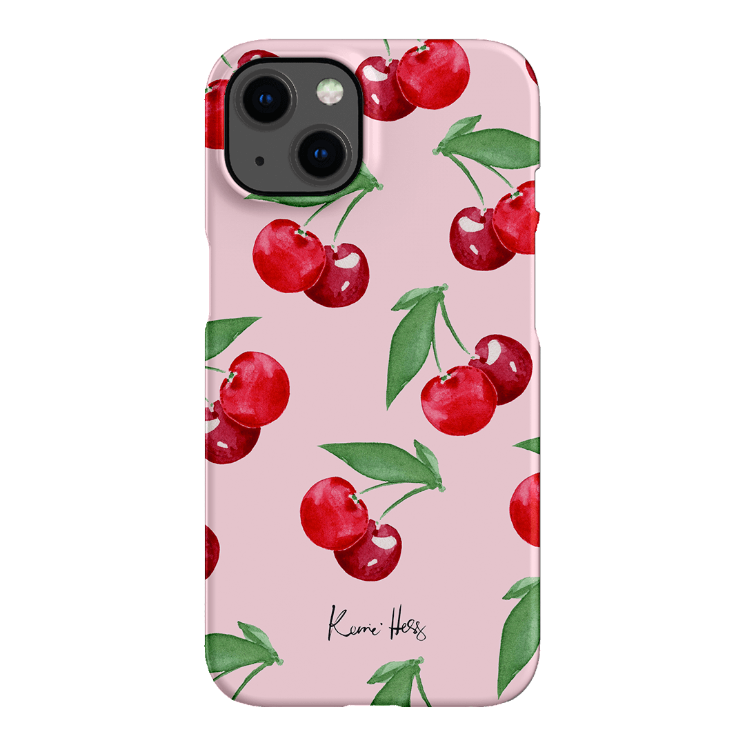Cherry Rose Printed Phone Cases by Kerrie Hess - The Dairy