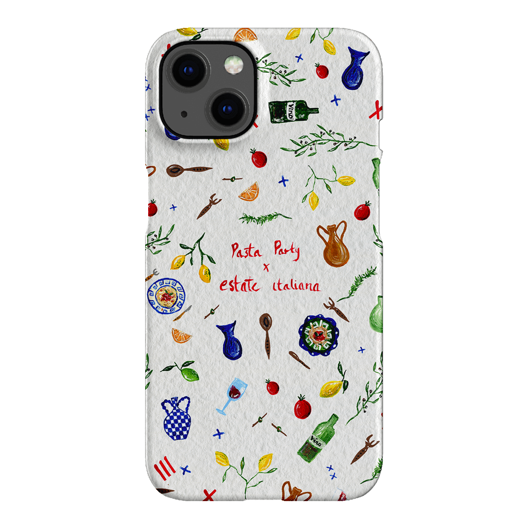 Pasta Party Printed Phone Cases iPhone 13 / Snap by BG. Studio - The Dairy