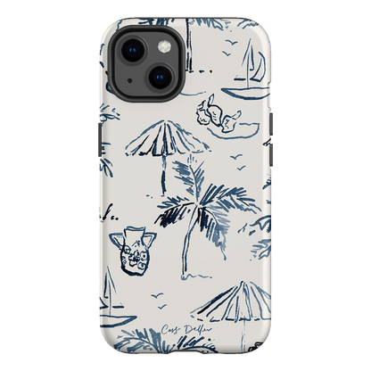 Balmy Blue Printed Phone Cases iPhone 13 / Armoured by Cass Deller - The Dairy