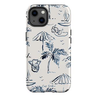 Balmy Blue Printed Phone Cases iPhone 13 / Armoured by Cass Deller - The Dairy