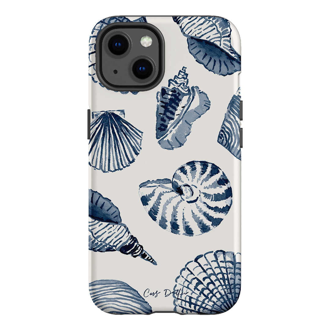 Blue Shells Printed Phone Cases iPhone 13 / Armoured by Cass Deller - The Dairy