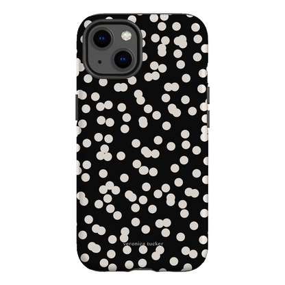 Mini Confetti Noir Printed Phone Cases by Veronica Tucker - The Dairy