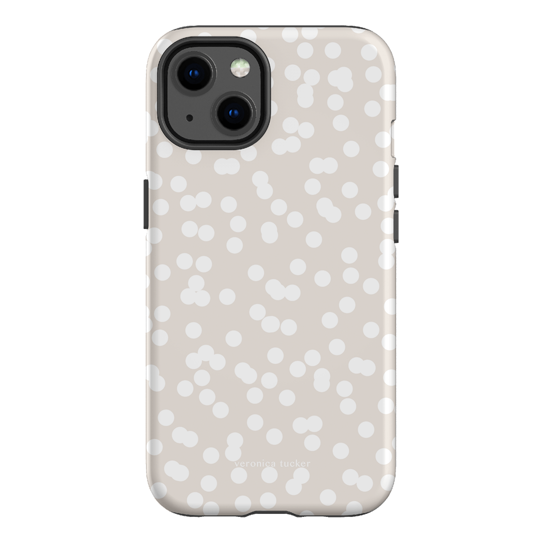 Mini Confetti White Printed Phone Cases iPhone 13 / Armoured by Veronica Tucker - The Dairy