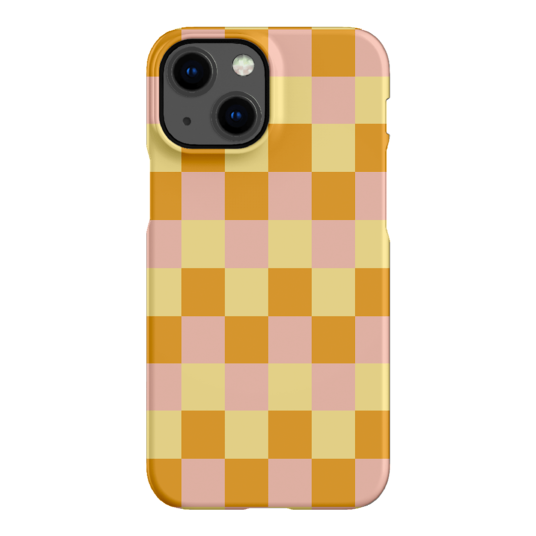Checks in Fall Matte Case Matte Phone Cases iPhone 13 Mini / Snap by The Dairy - The Dairy