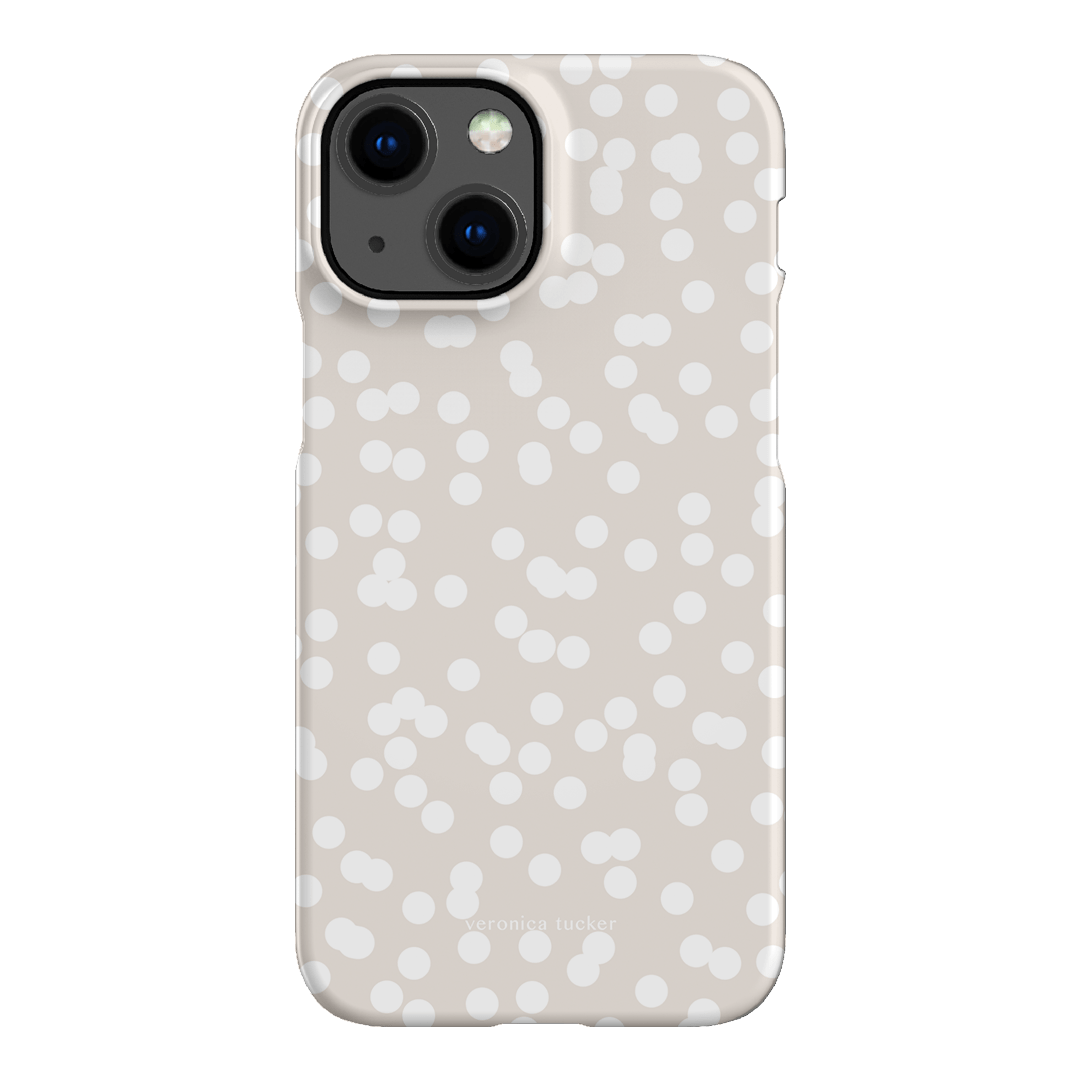Mini Confetti White Printed Phone Cases iPhone 13 Mini / Snap by Veronica Tucker - The Dairy