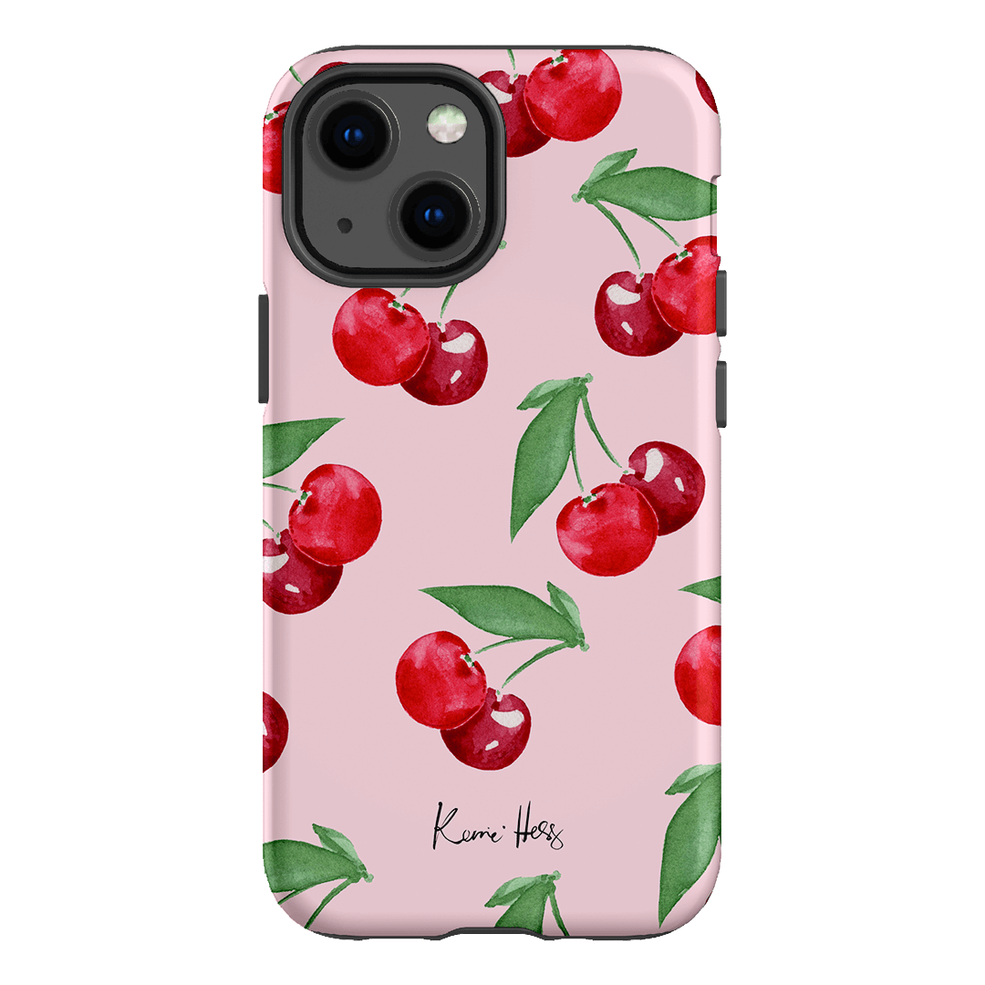 Cherry Rose Printed Phone Cases iPhone 13 Mini / Armoured by Kerrie Hess - The Dairy