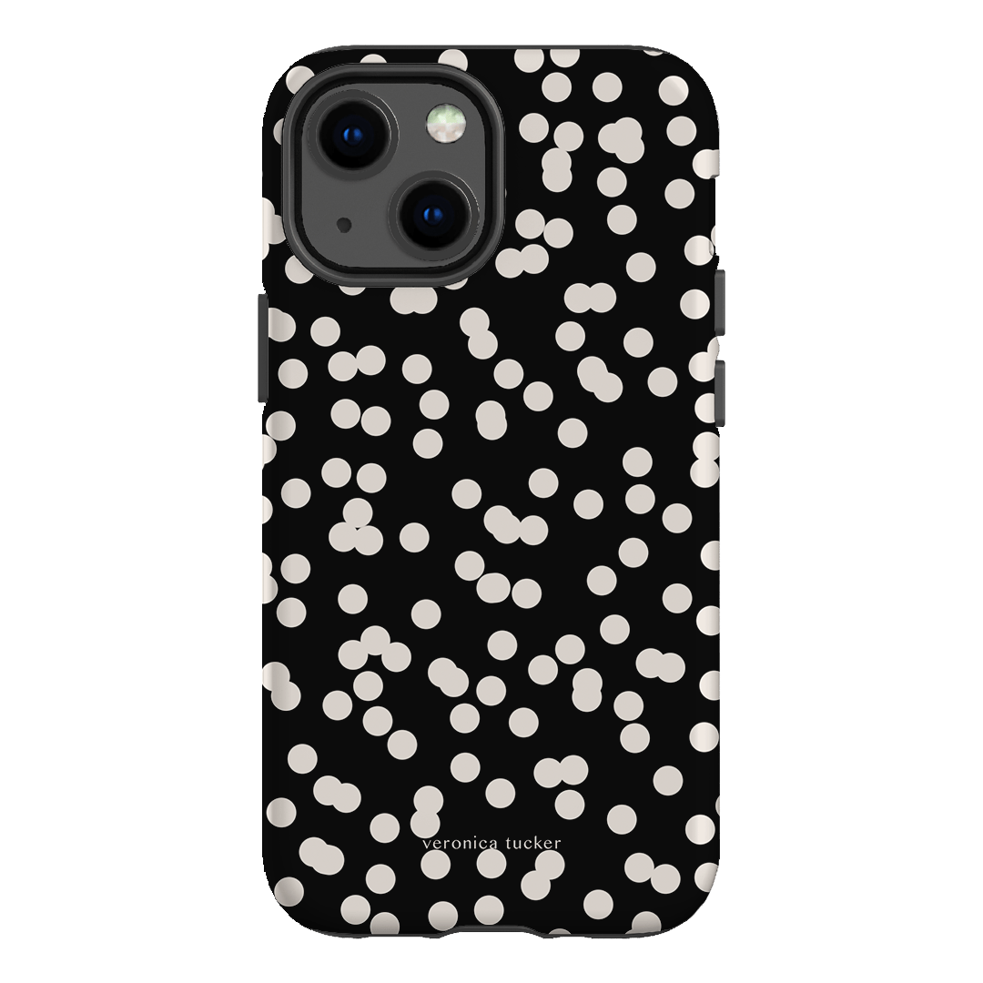 Mini Confetti Noir Printed Phone Cases iPhone 13 Mini / Armoured by Veronica Tucker - The Dairy