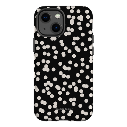 Mini Confetti Noir Printed Phone Cases iPhone 13 Mini / Armoured by Veronica Tucker - The Dairy