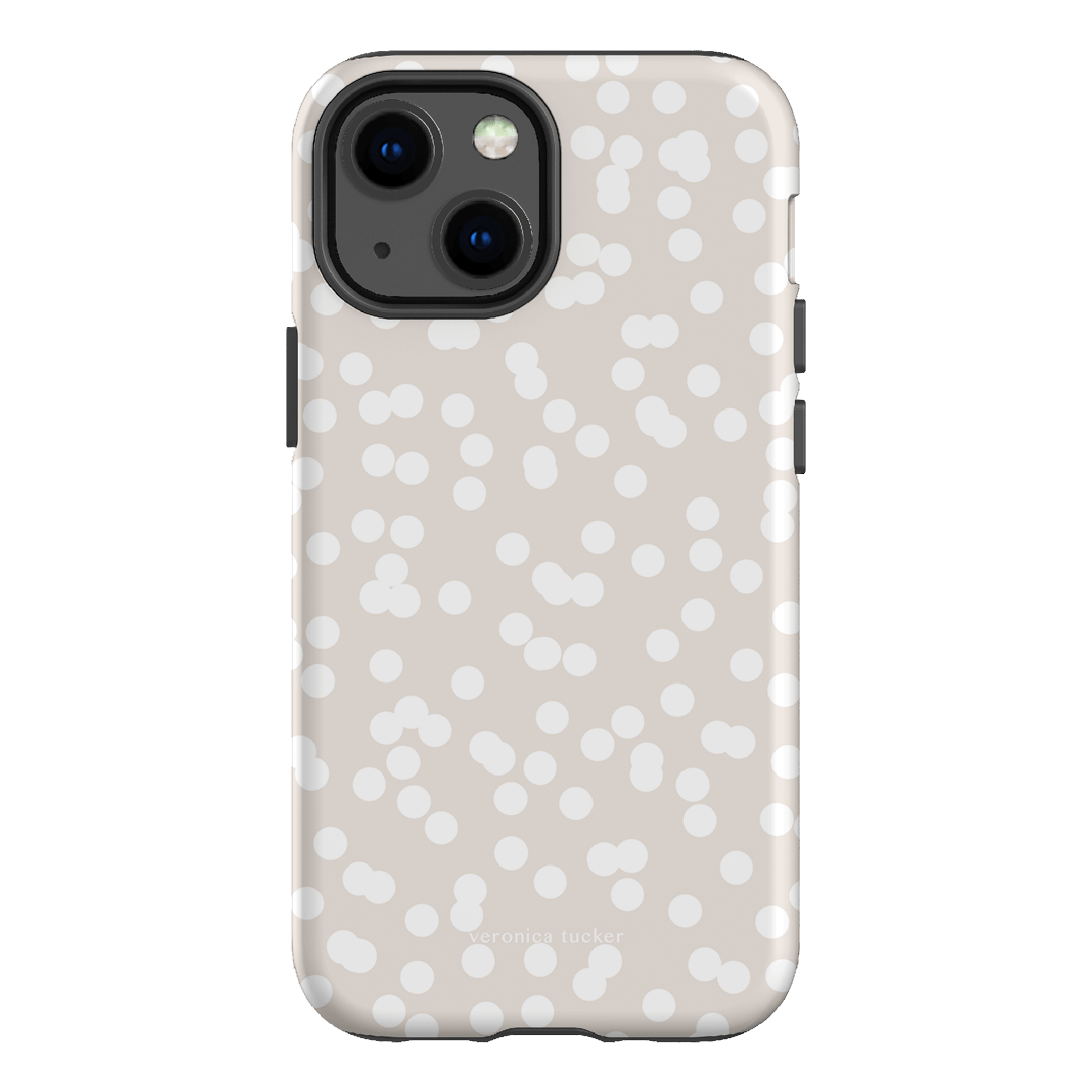 Mini Confetti White Printed Phone Cases iPhone 13 Mini / Armoured by Veronica Tucker - The Dairy