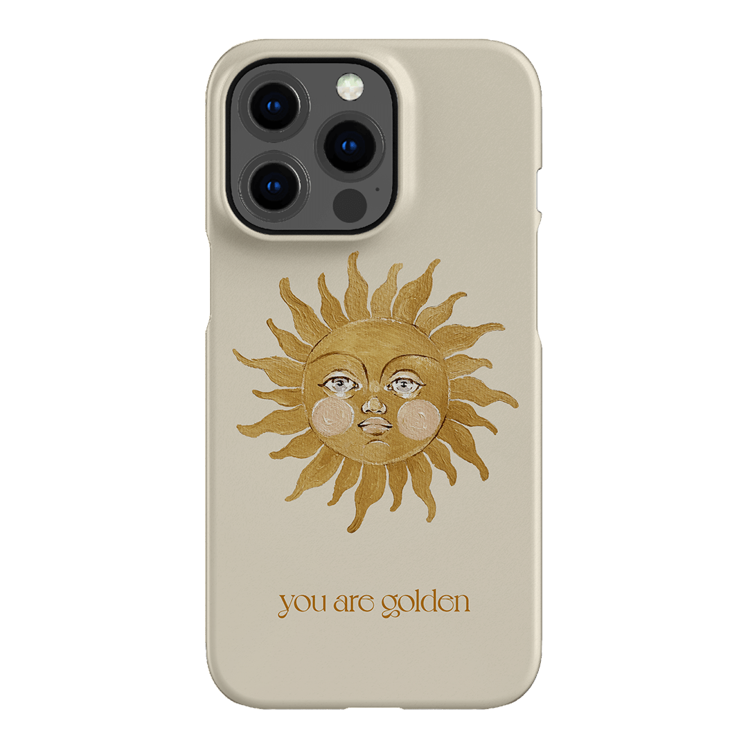 You Are Golden Printed Phone Cases iPhone 13 Pro / Snap by Brigitte May - The Dairy