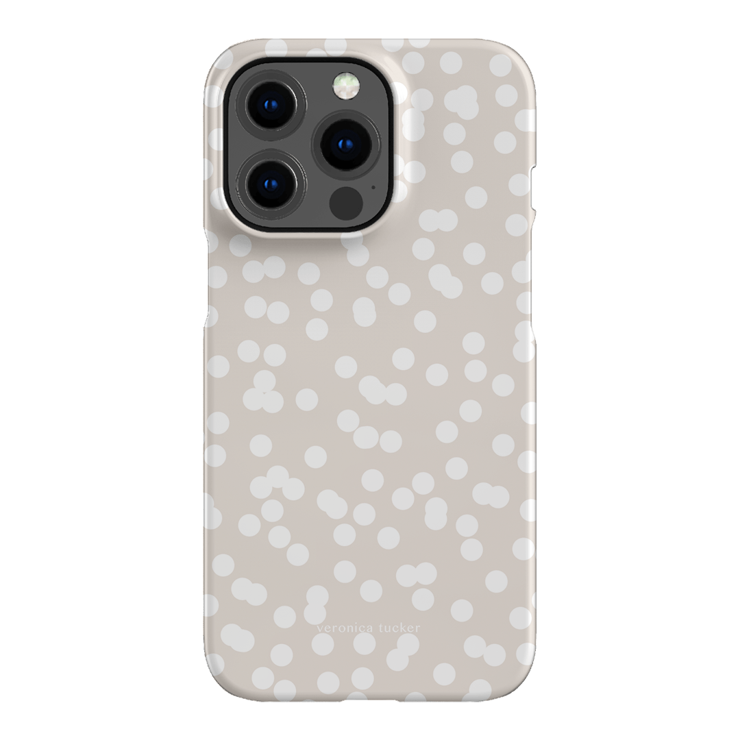 Mini Confetti White Printed Phone Cases iPhone 13 Pro / Snap by Veronica Tucker - The Dairy