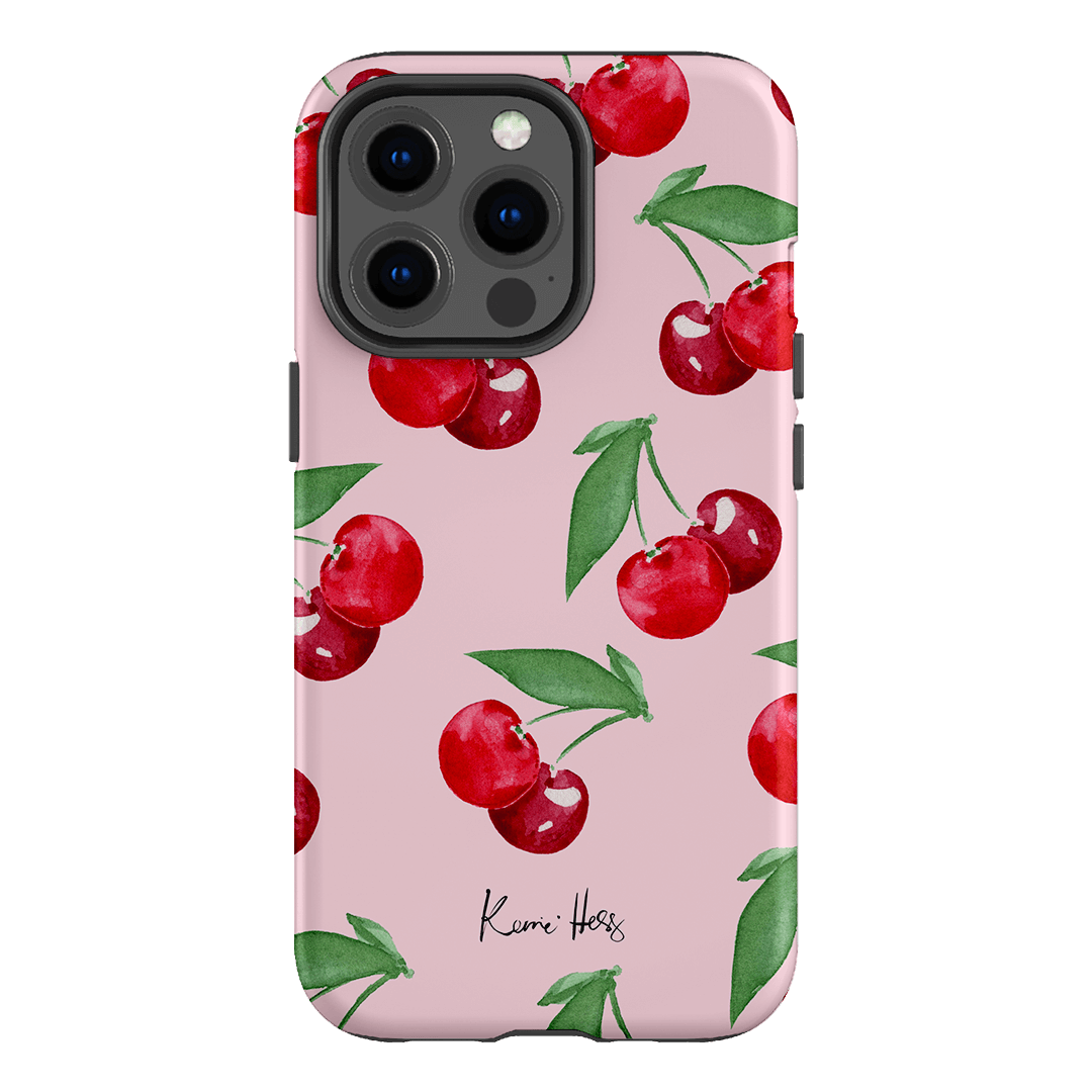 Cherry Rose Printed Phone Cases iPhone 13 Pro / Armoured by Kerrie Hess - The Dairy