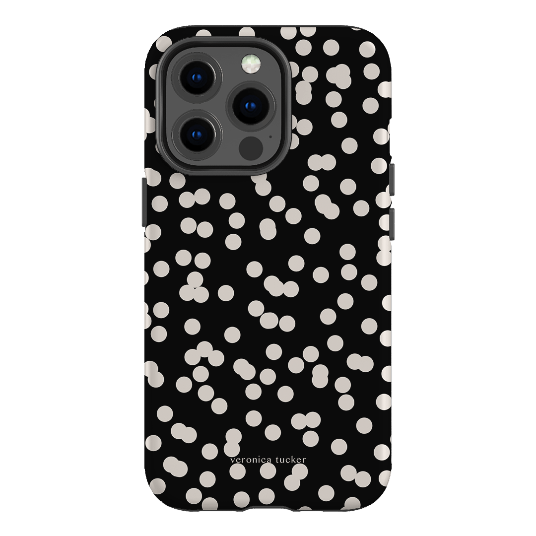 Mini Confetti Noir Printed Phone Cases iPhone 13 Pro / Armoured by Veronica Tucker - The Dairy