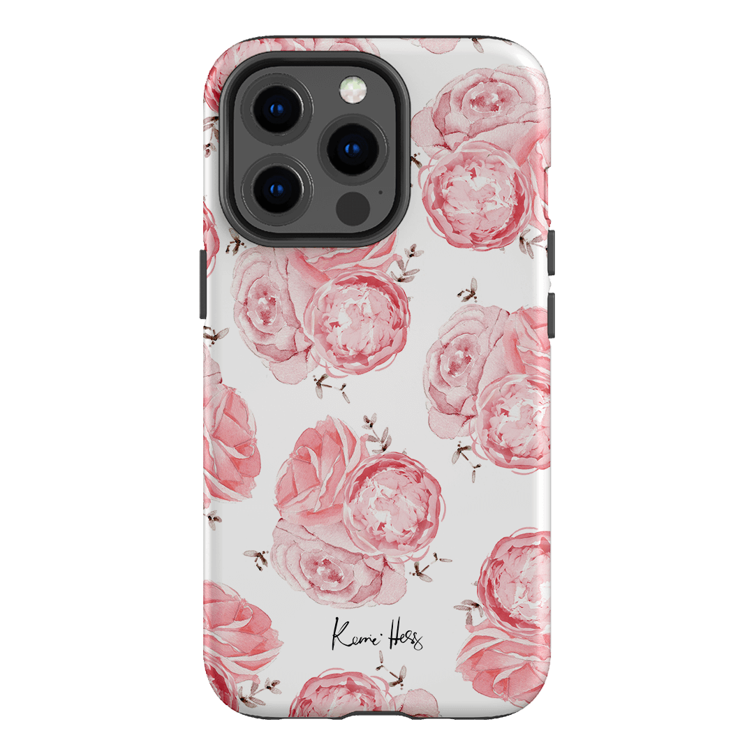 Peony Rose Printed Phone Cases iPhone 13 Pro / Armoured by Kerrie Hess - The Dairy