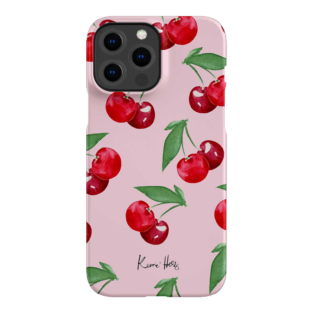 Cherry Rose Printed Phone Cases iPhone 13 Pro Max / Snap by Kerrie Hess - The Dairy
