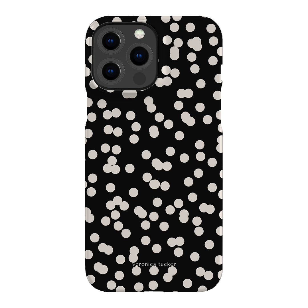 Mini Confetti Noir Printed Phone Cases iPhone 13 Pro Max / Snap by Veronica Tucker - The Dairy
