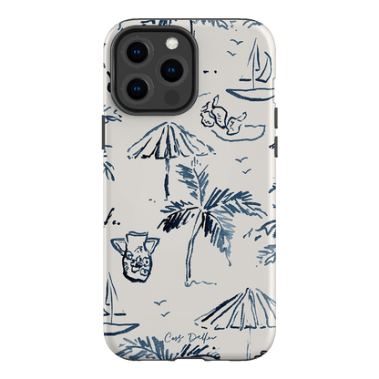 Balmy Blue Printed Phone Cases iPhone 13 Pro Max / Armoured by Cass Deller - The Dairy