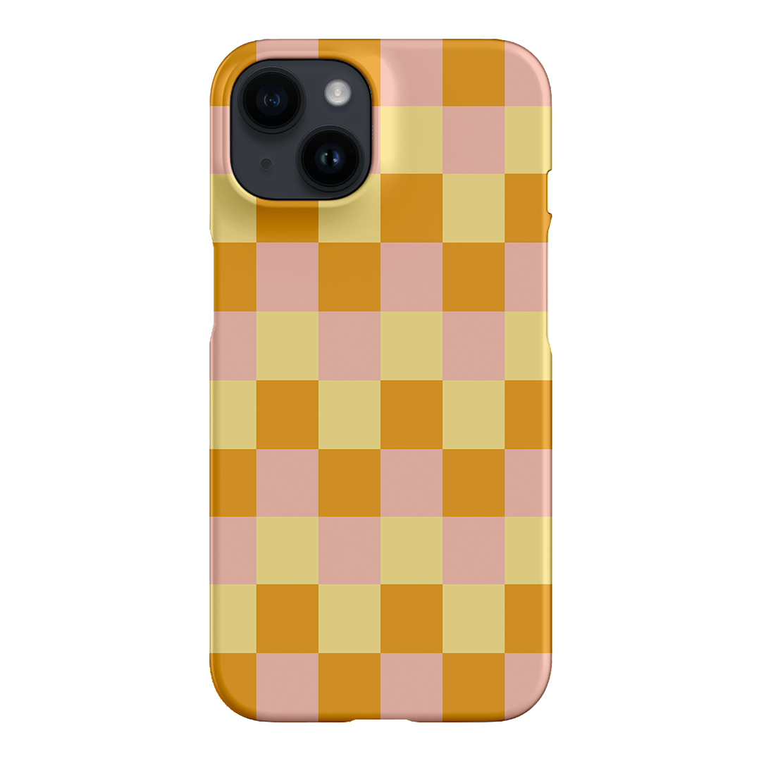 Checks in Fall Matte Case Matte Phone Cases iPhone 14 / Snap by The Dairy - The Dairy