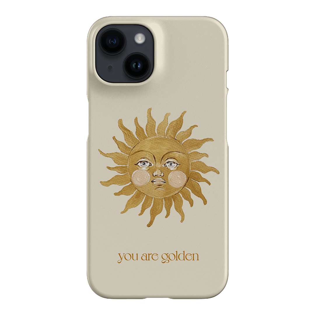 You Are Golden Printed Phone Cases iPhone 14 / Snap by Brigitte May - The Dairy