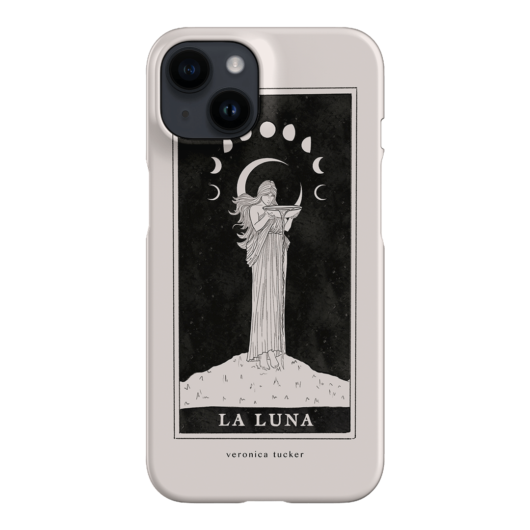 La Luna Tarot Card Printed Phone Cases iPhone 14 / Snap by Veronica Tucker - The Dairy