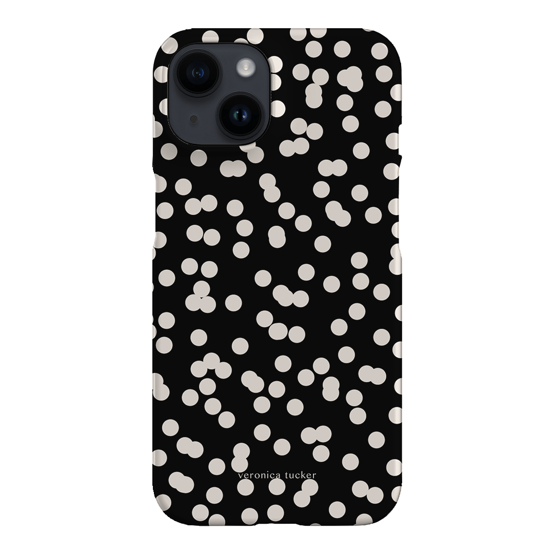 Mini Confetti Noir Printed Phone Cases iPhone 14 / Snap by Veronica Tucker - The Dairy