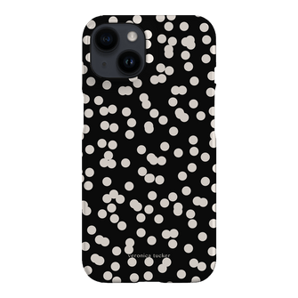 Mini Confetti Noir Printed Phone Cases iPhone 14 / Armoured by Veronica Tucker - The Dairy